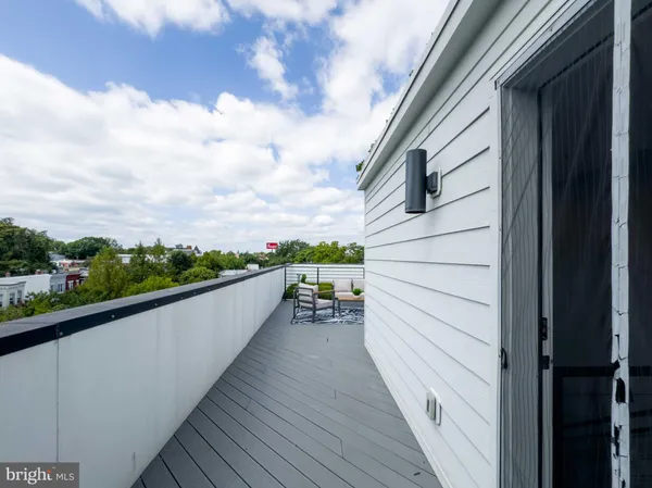 a view of balcony and deck