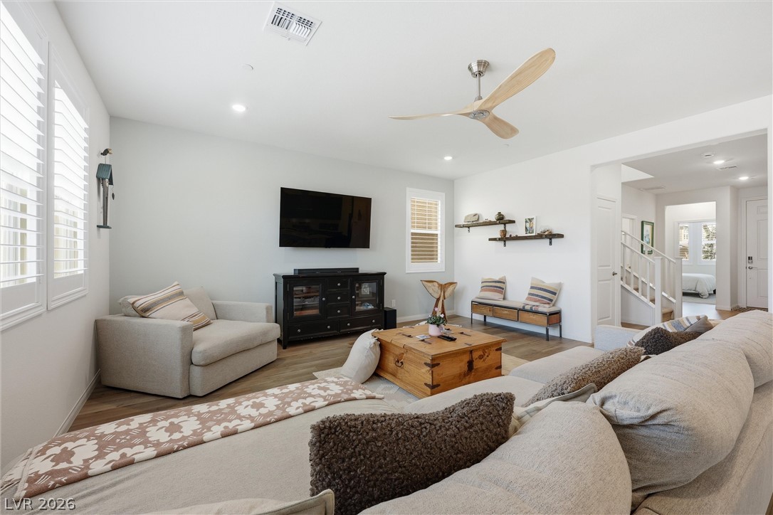 3705 Alla Rocca Avenue Henderson, NV 89044 - Photo 11 of 50 This bright living space features clean lines and modern touches, perfect for relaxing.