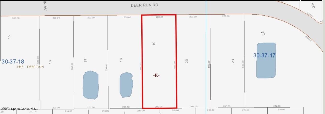 353 Deer Run Road Palm Bay, FL 32909 - Photo 2 of 5 Plat Map