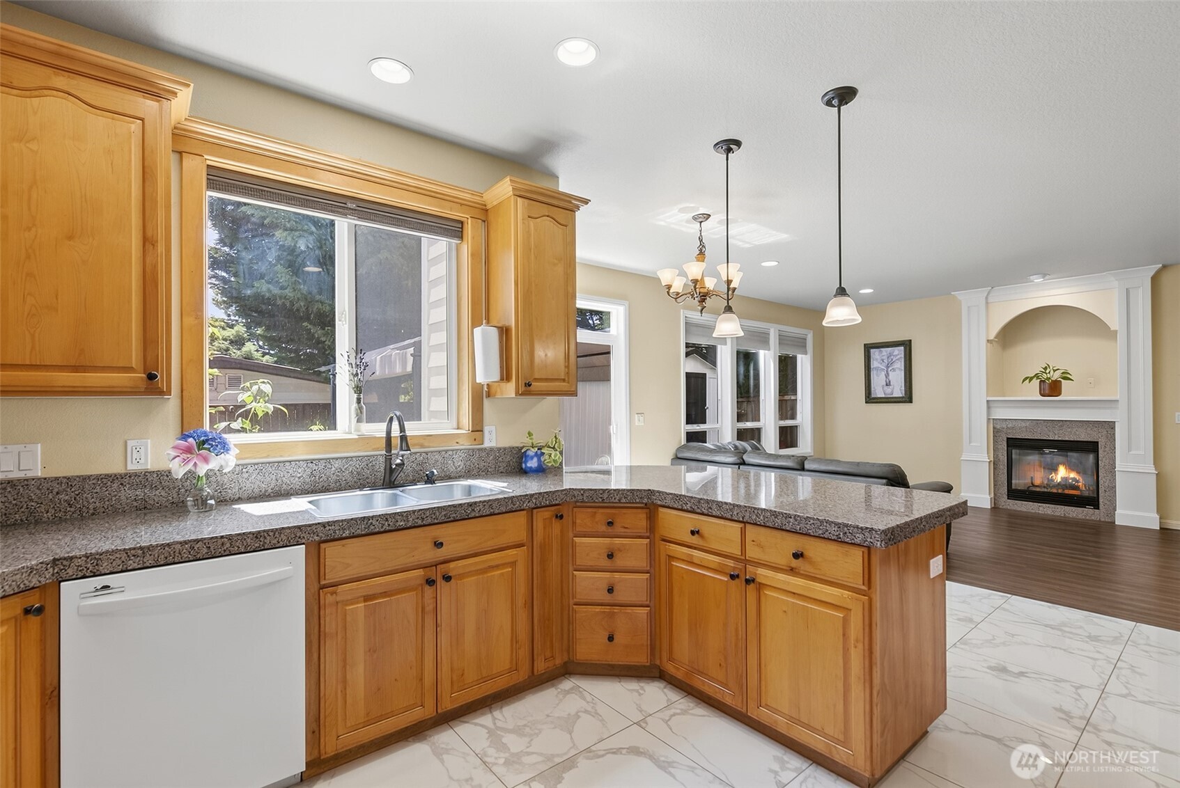16715 Northeast 5th Street Vancouver, WA 98684 - Photo 7 of 34 a very nice looking kitchen with a large window
