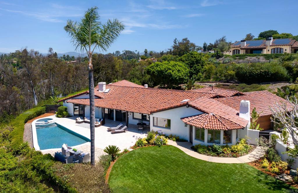 5002 El Acebo Rancho Santa Fe, CA 92067 - Photo 38 of 55 an aerial view of a house