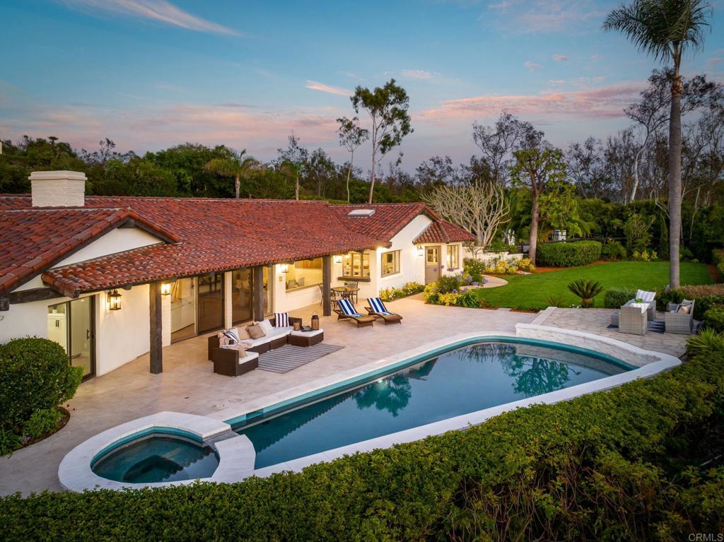 5002 El Acebo Rancho Santa Fe, CA 92067 - Photo 4 of 55 a view of outdoor space yard and swimming pool