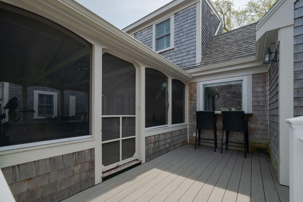 39 Bay Shore Road Hyannis, MA 02601 - Photo 50 of 63 Screened porch access from deck