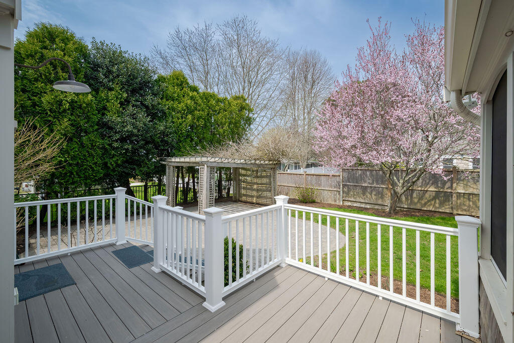 39 Bay Shore Road Hyannis, MA 02601 - Photo 51 of 63 a view of balcony with wooden floor and fence