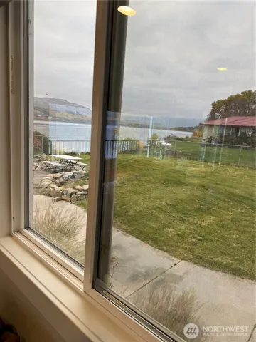 a view of a ocean from a window