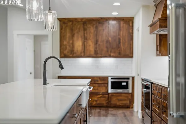 a close view of sink and tap