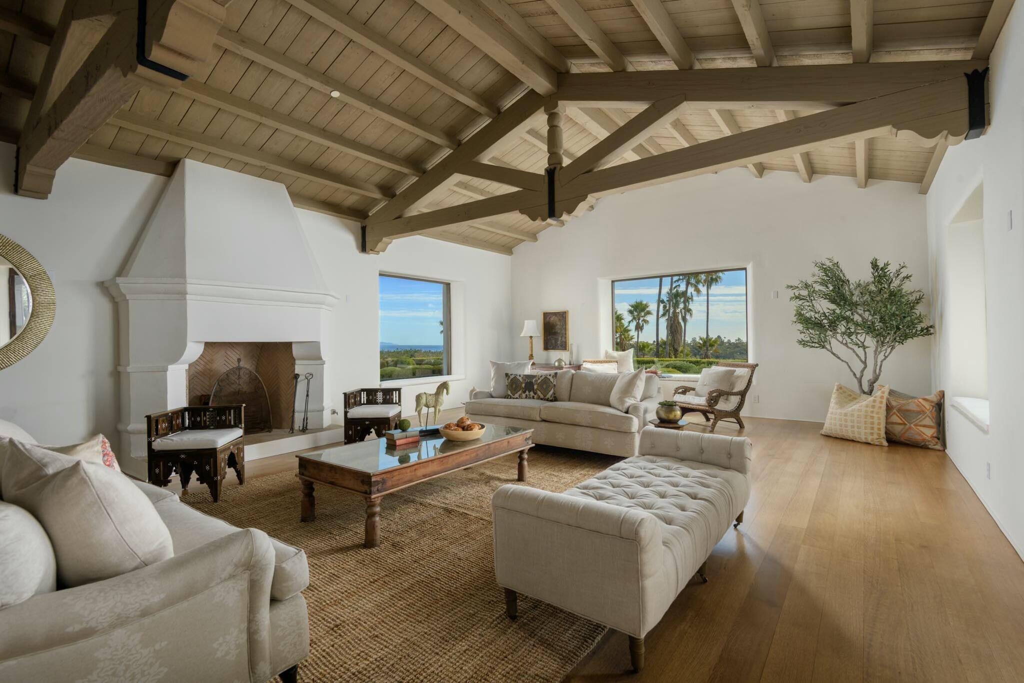 272 El Cielito Road Santa Barbara, CA 93103 - Photo 4 of 24 a living room with furniture and a large window