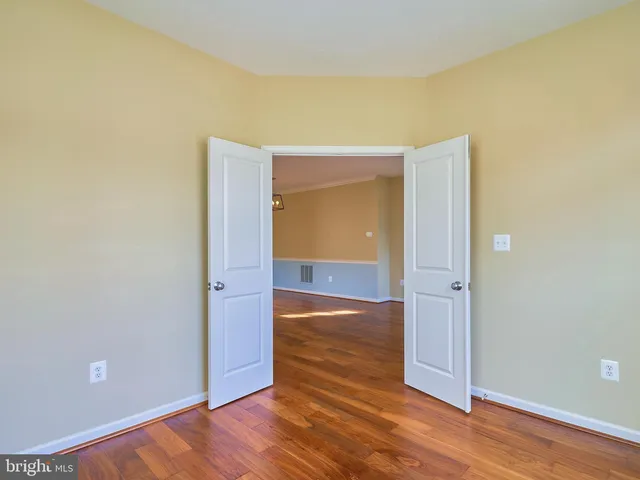 wooden floor in an empty room