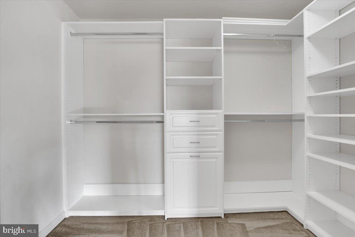 41625 Broxbourne Terrace Aldie, VA 20105 - Photo 18 of 43 a view of walk in closet with empty racks