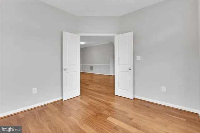 wooden floor in an empty room