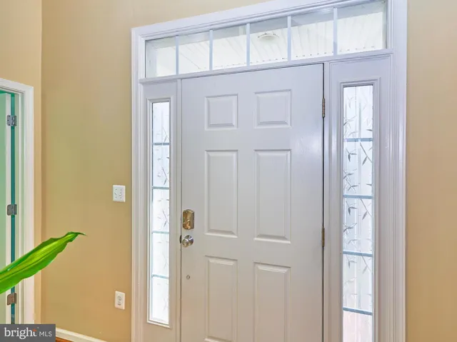 a view of elevator with hallway