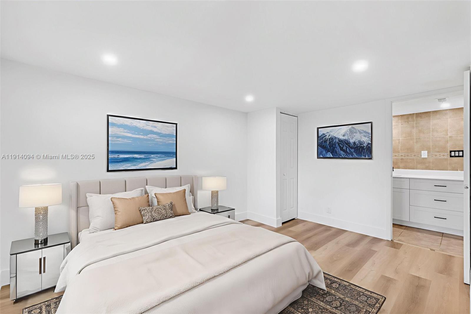 5713 Seton Drive Margate, FL 33063 - Photo 8 of 33 a bedroom with a bed and a desk