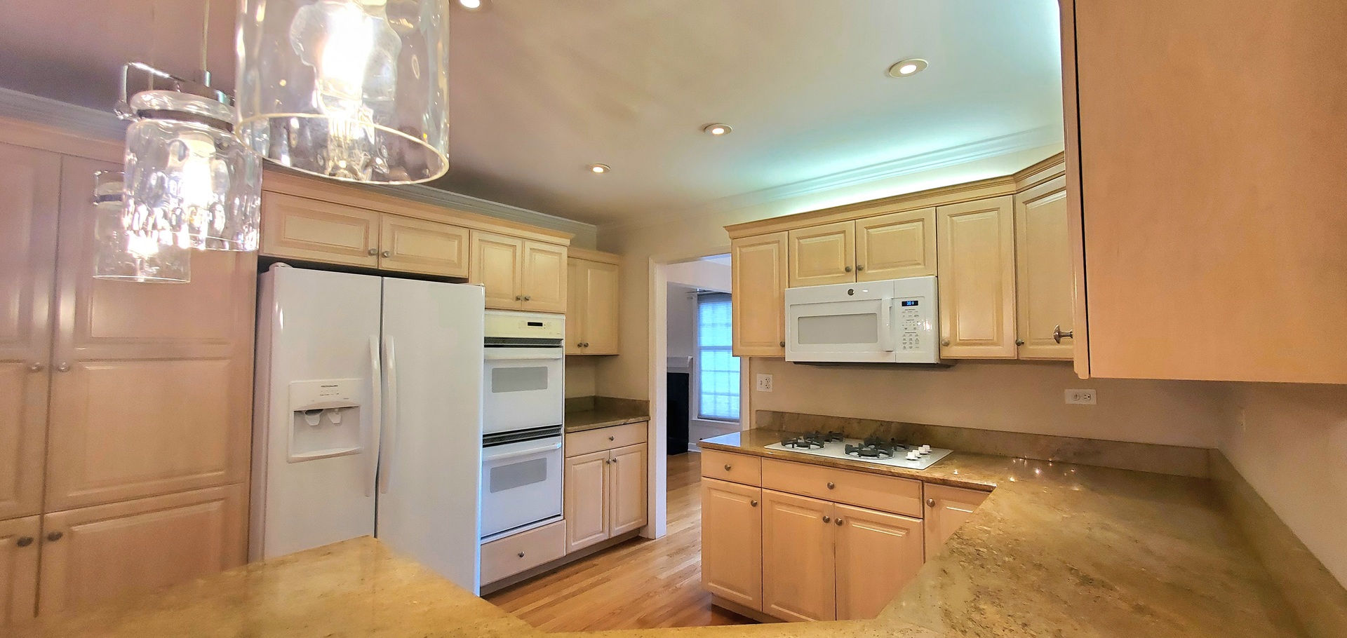 536 West Evergreen Street Wheaton, IL 60187 - Photo 3 of 27 a kitchen with stainless steel appliances granite countertop a refrigerator and a stove top oven