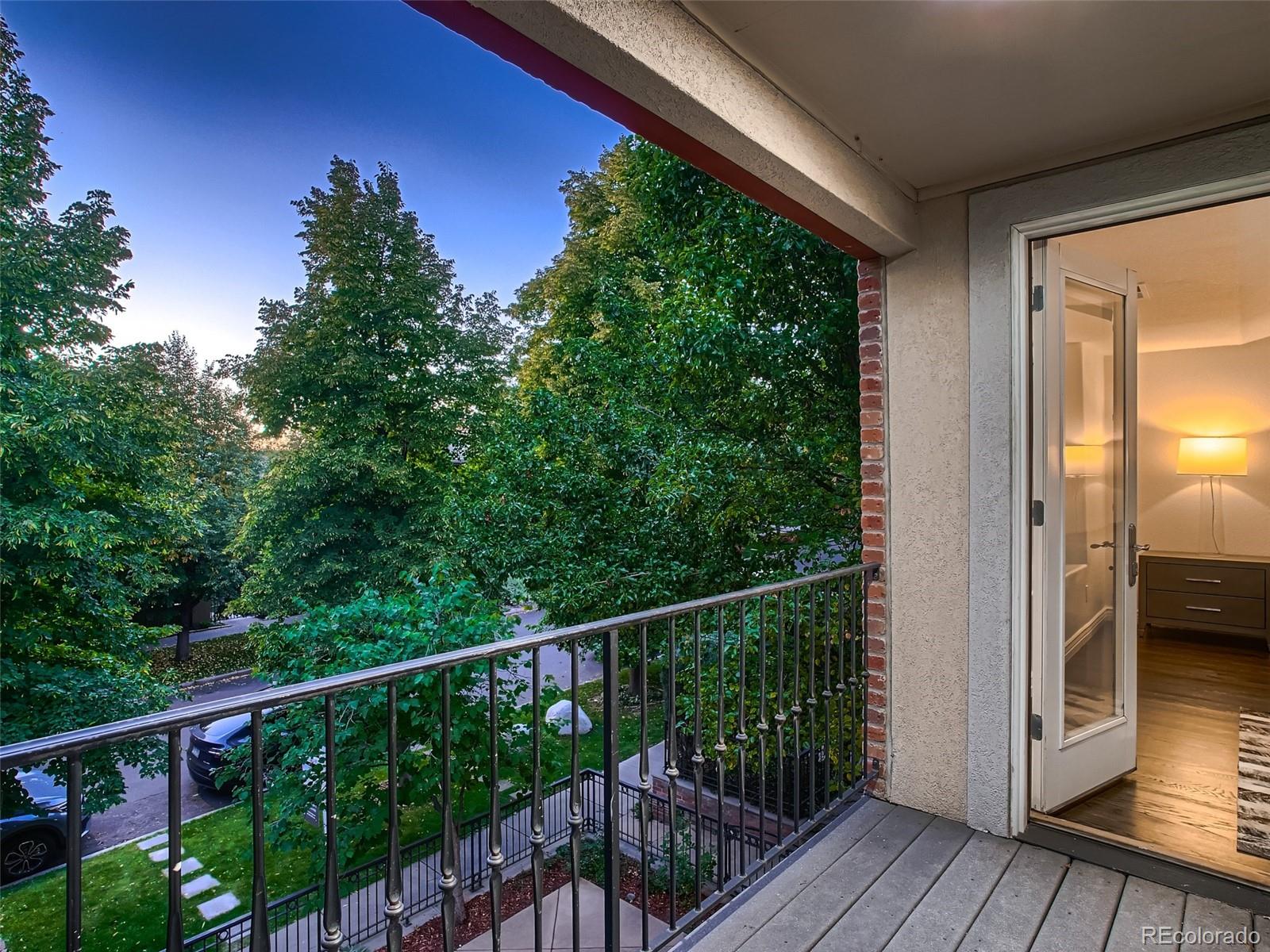 338 St Paul Street Denver, CO 80206 - Photo 24 of 40 a view of balcony and deck