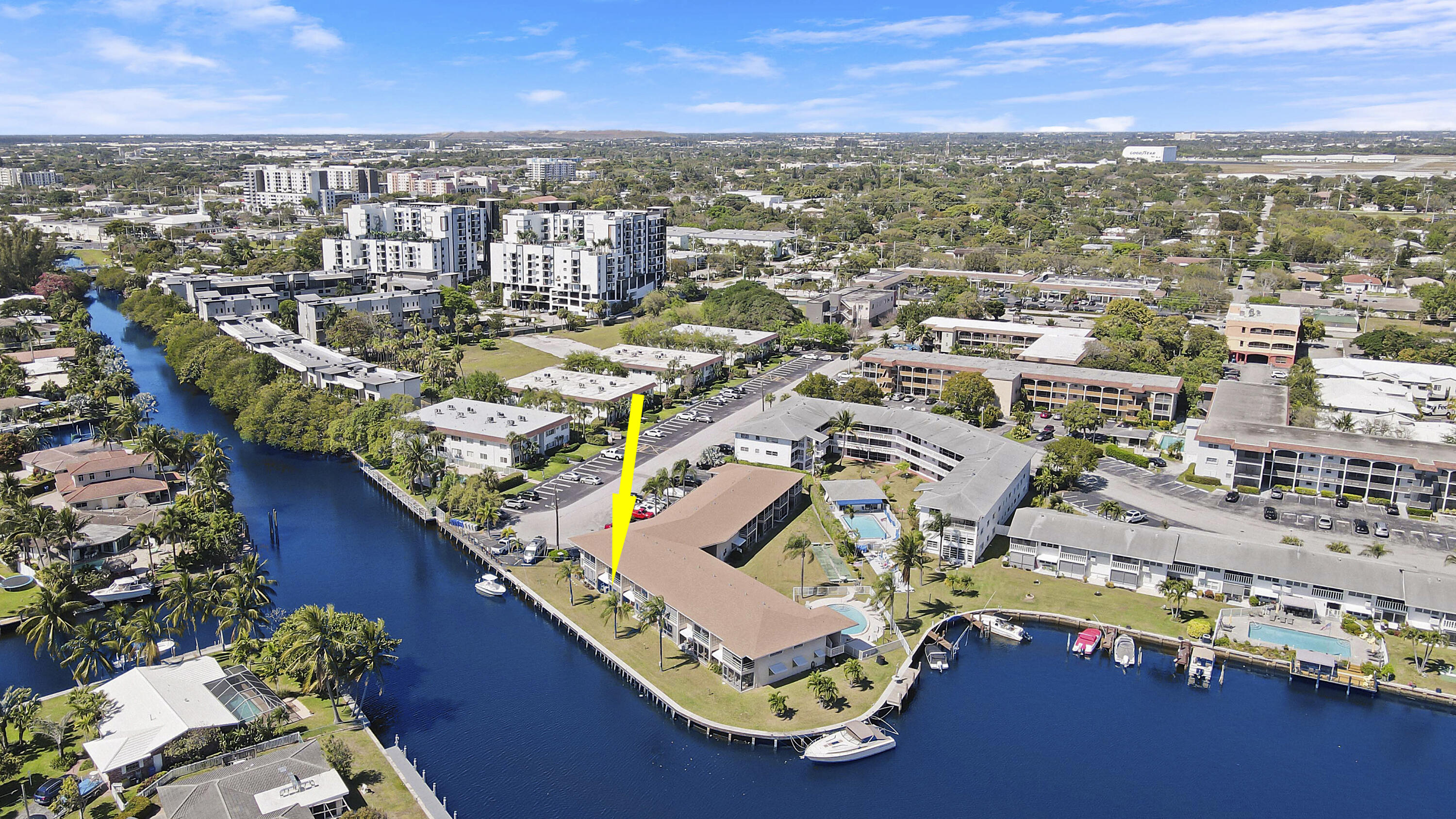 298 Southeast 6th Avenue, Unit 6 Pompano Beach, FL 33060 - Photo 34 of 36 an aerial view of a city with ocean view