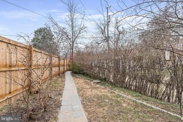 a pathway of a yard