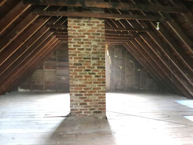 a view of a lake in middle of forest