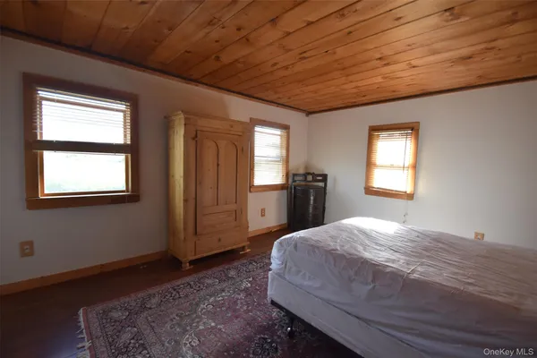 a bathroom with a window