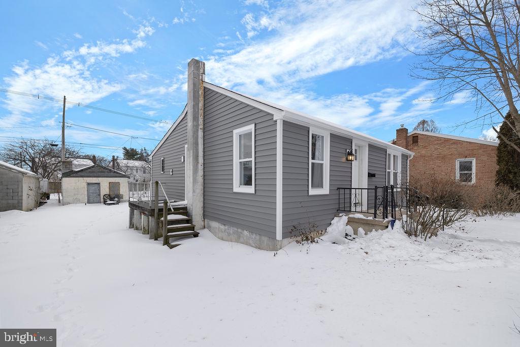 1806 Filbert Street York, PA 17404 - Photo 10 of 33 a view of a house with a snow in the yard