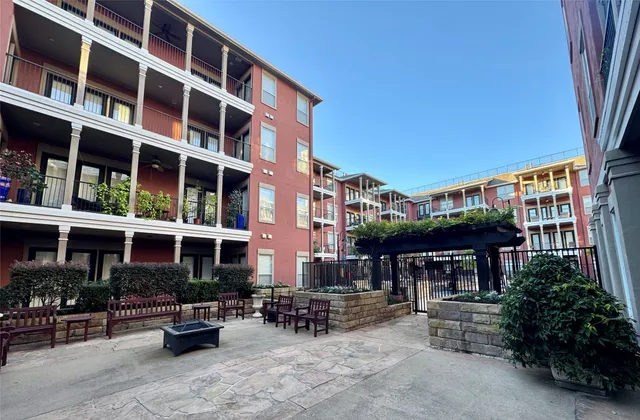 a front view of a building and street view