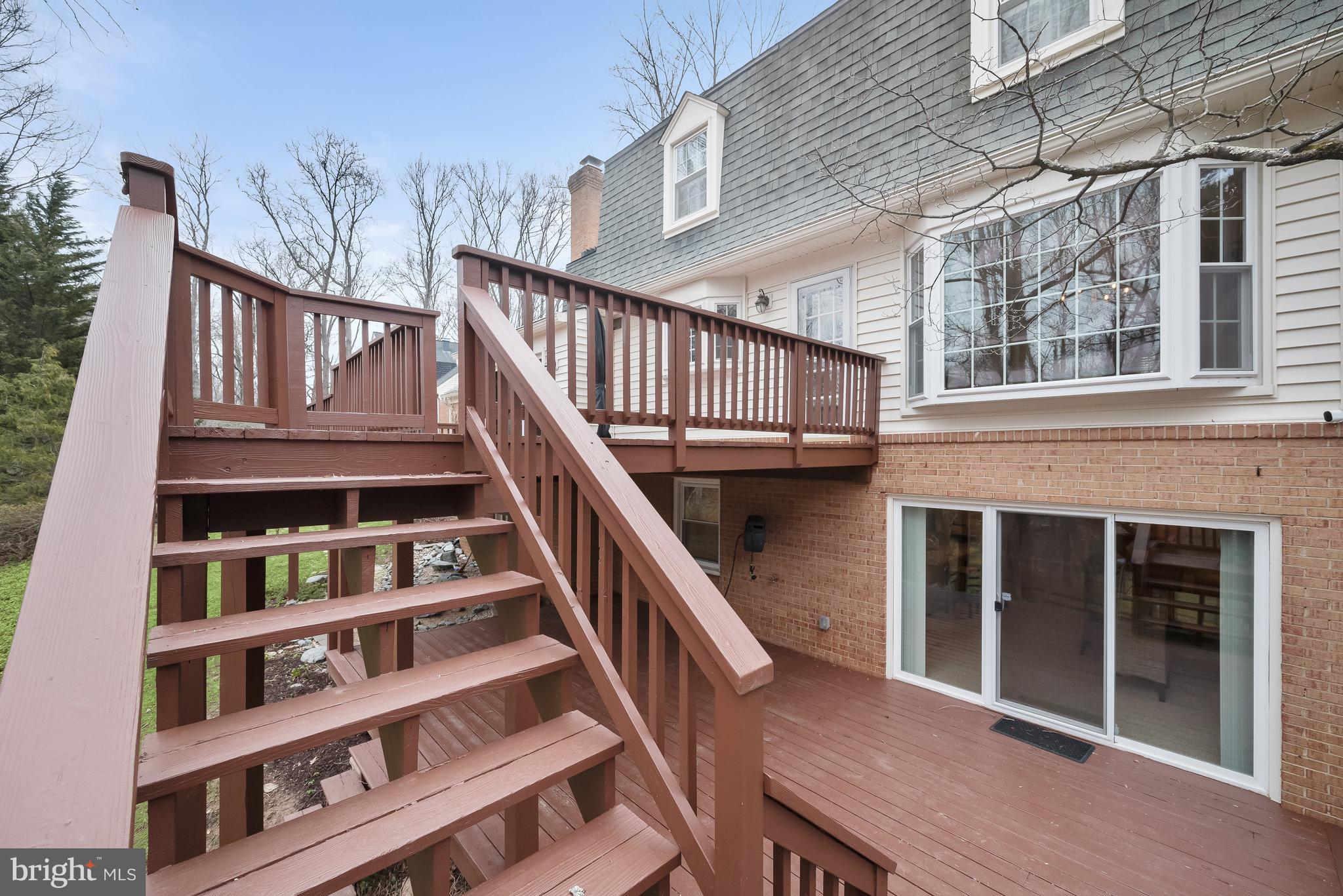 11832 Hunting Ridge Court Potomac, MD 20854 - Photo 49 of 54 Stairs descending to the Lower Level Deck
