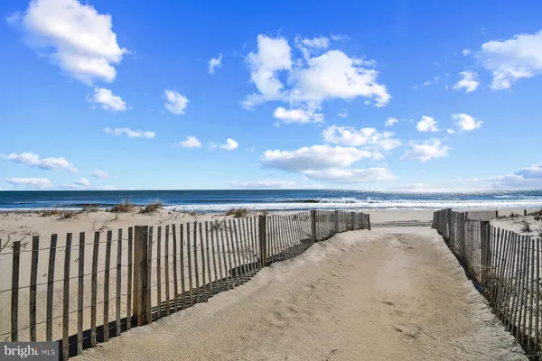 a view of an ocean beach