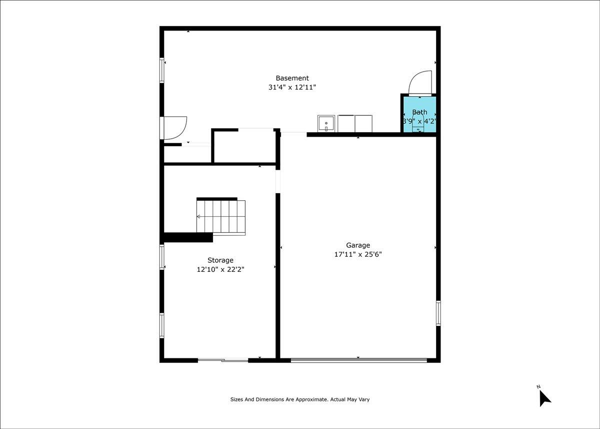 3089 Pigeon Point Road Eureka, CA 95503 - Photo 51 of 54 53-3089 Pigeon Point Rd- Basement Floorp