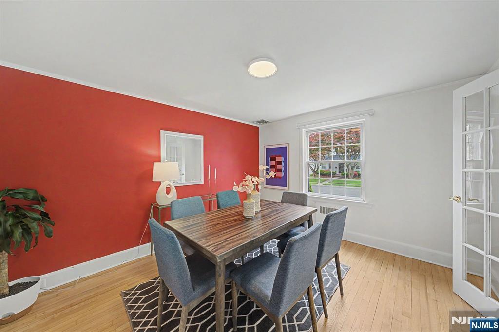 45 Highfield Road Bloomfield, NJ 07003 - Photo 25 of 50 a view of a dining room with furniture and wooden floor