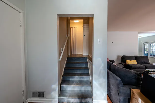 a view of storage and utility room