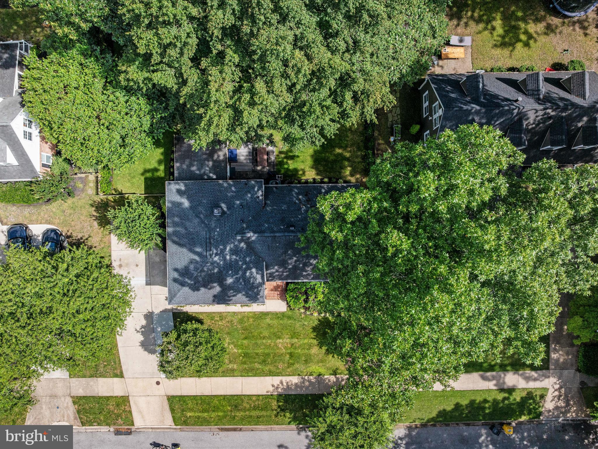 1589 Crofton Parkway Crofton, MD 21114 - Photo 49 of 60 an aerial view of a house with a yard