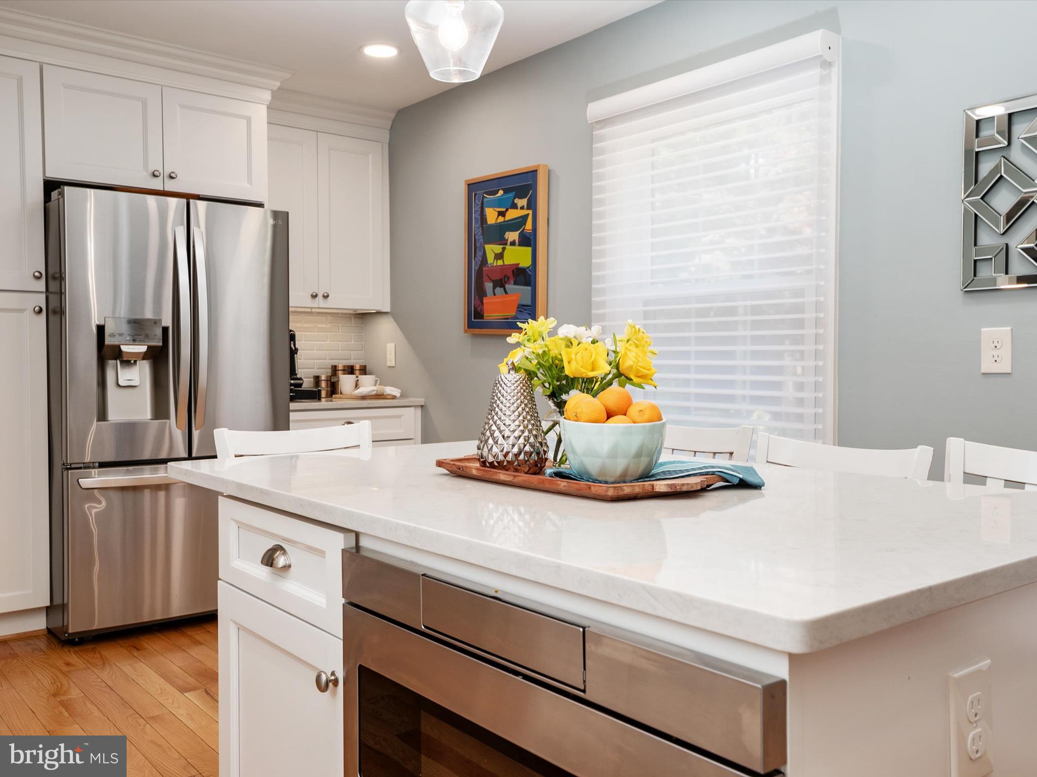1589 Crofton Parkway Crofton, MD 21114 - Photo 6 of 60 a kitchen with stainless steel appliances a sink a stove and a refrigerator