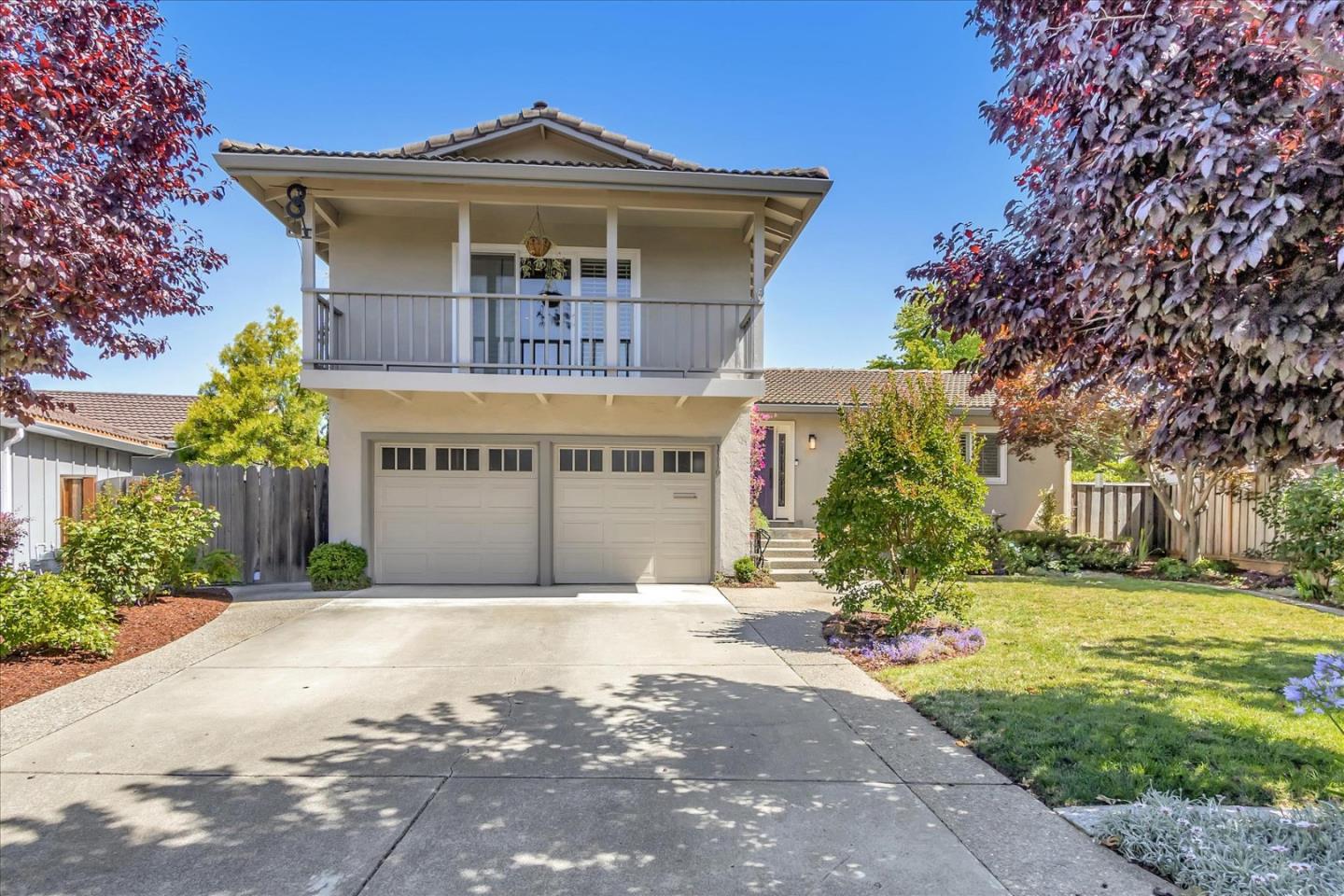 1116 Castleton Way Sunnyvale, CA 94087 - Photo 1 of 1 a front view of a house with a yard and garage