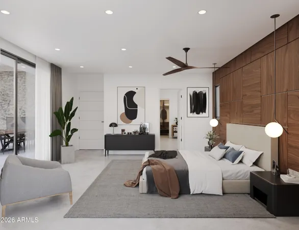 a view of city and mountain