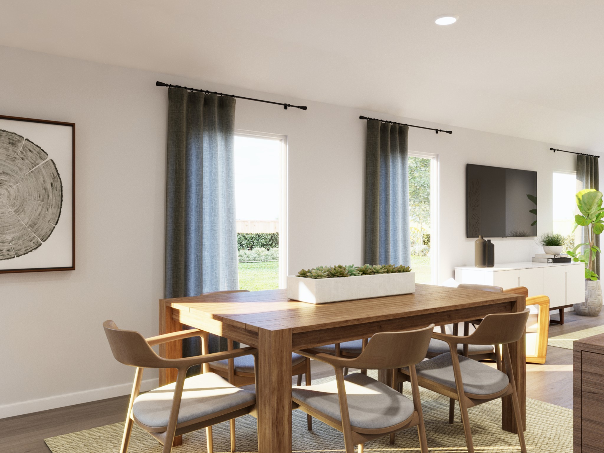 13655 Kit Run Splendora, TX 77372 - Photo 21 of 38 a view of a dining room with furniture and window