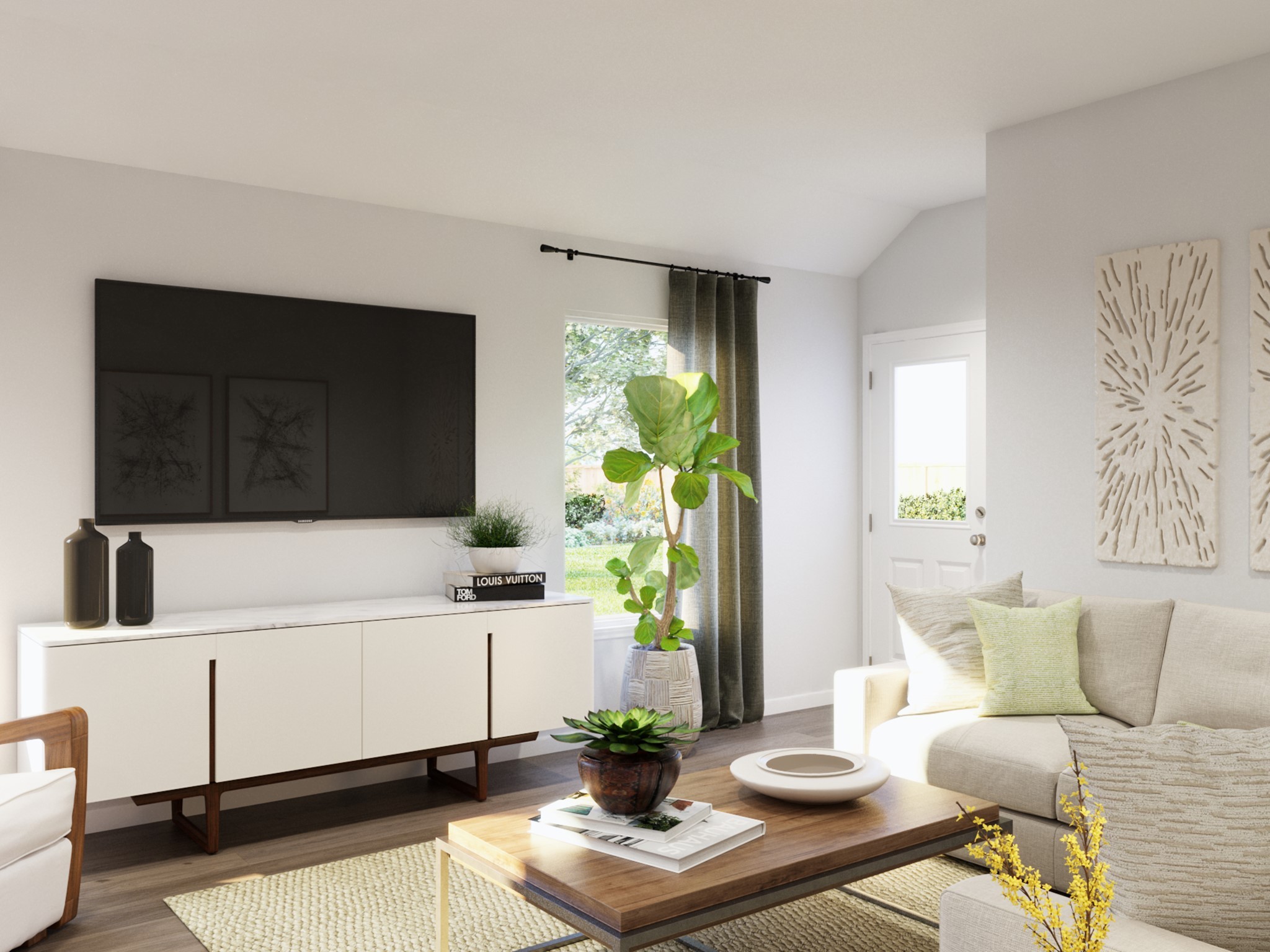 13655 Kit Run Splendora, TX 77372 - Photo 23 of 38 a living room with furniture and a potted plant