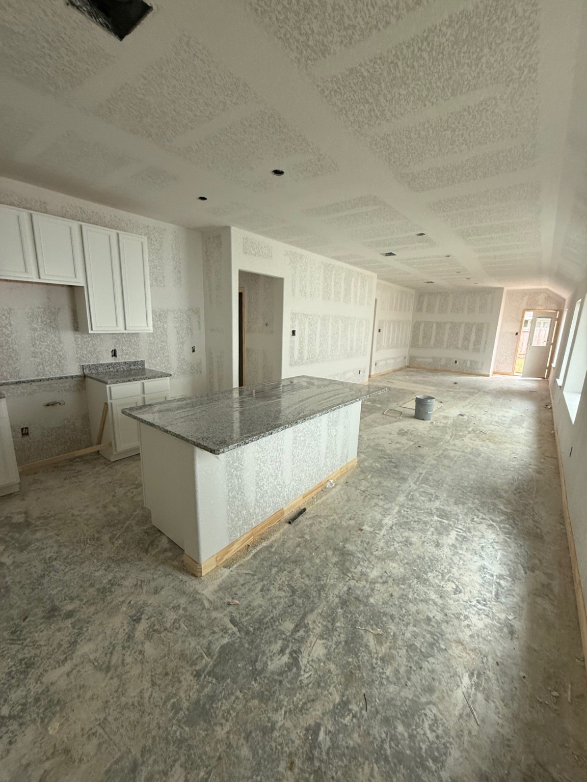 13655 Kit Run Splendora, TX 77372 - Photo 3 of 38 a large kitchen with kitchen island a sink stainless steel appliances and cabinets