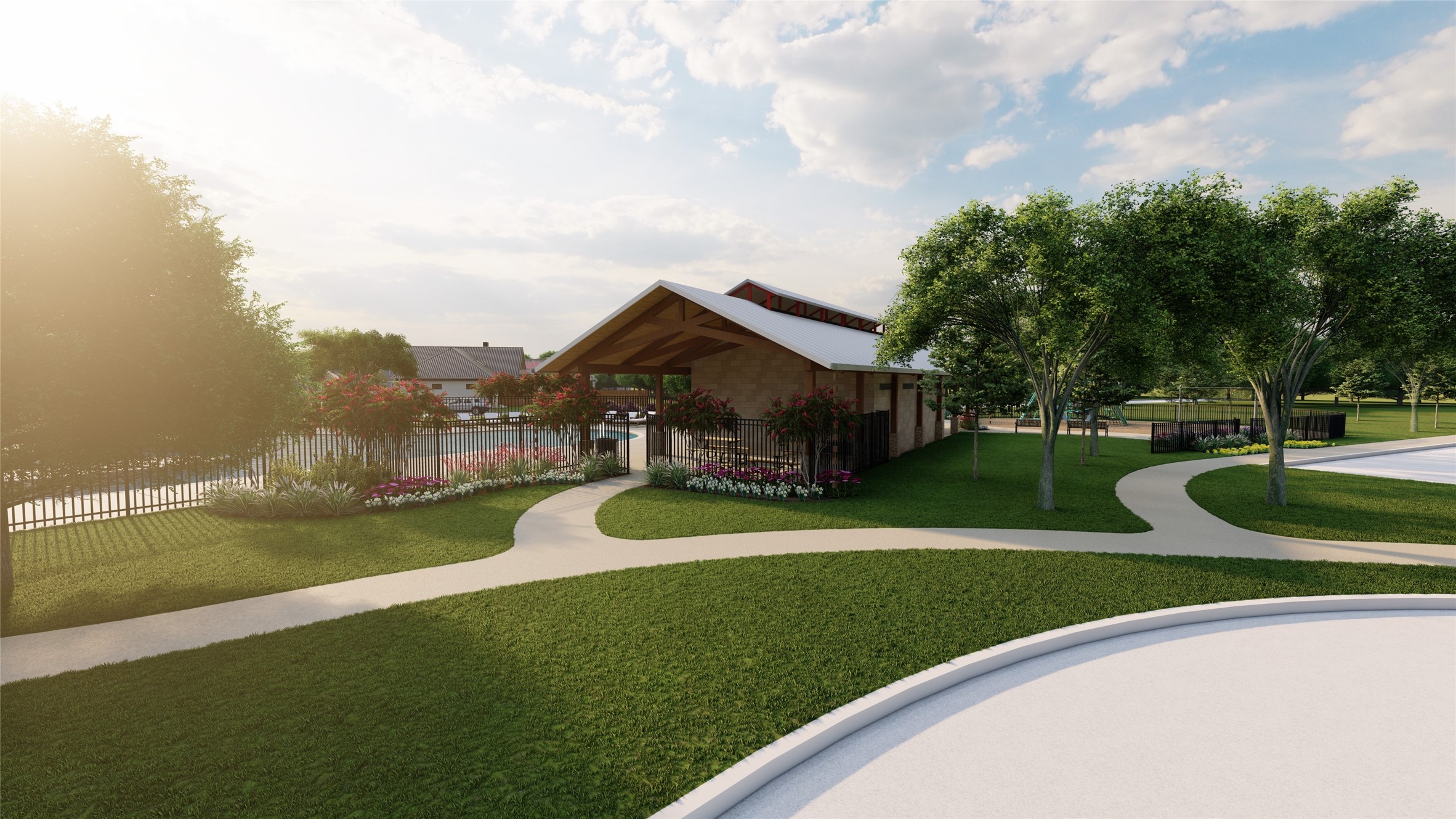 13655 Kit Run Splendora, TX 77372 - Photo 8 of 38 a view of a house with a big yard potted plants and large tree