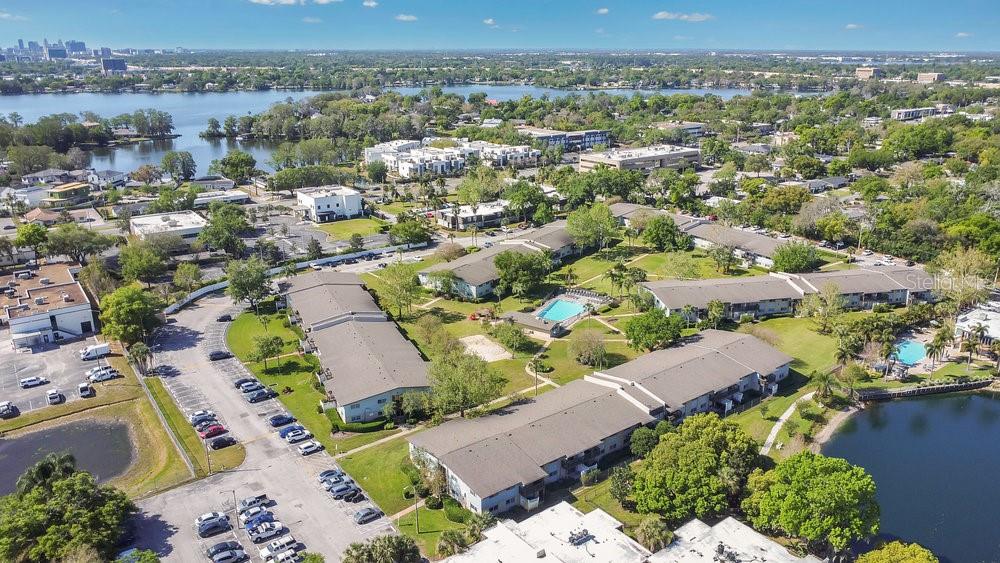 1695 Lee Road, Unit E204 Winter Park, FL 32789 - Photo 26 of 27 an aerial view of multiple house