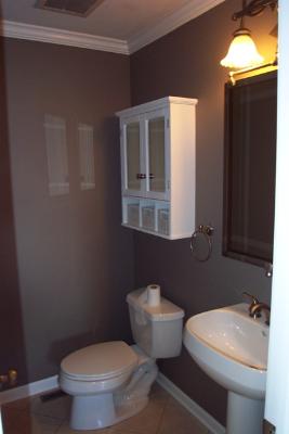 8311 Eagle Ridge Spring Grove, IL 60081 - Photo 10 of 16 a bathroom with a toilet a sink and mirror