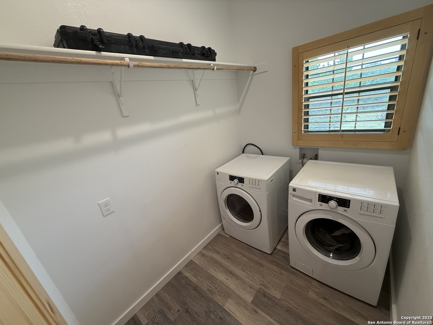 1540 Rough Rider Road Junction, TX 76874 - Photo 13 of 31 a utility room with dryer and washer
