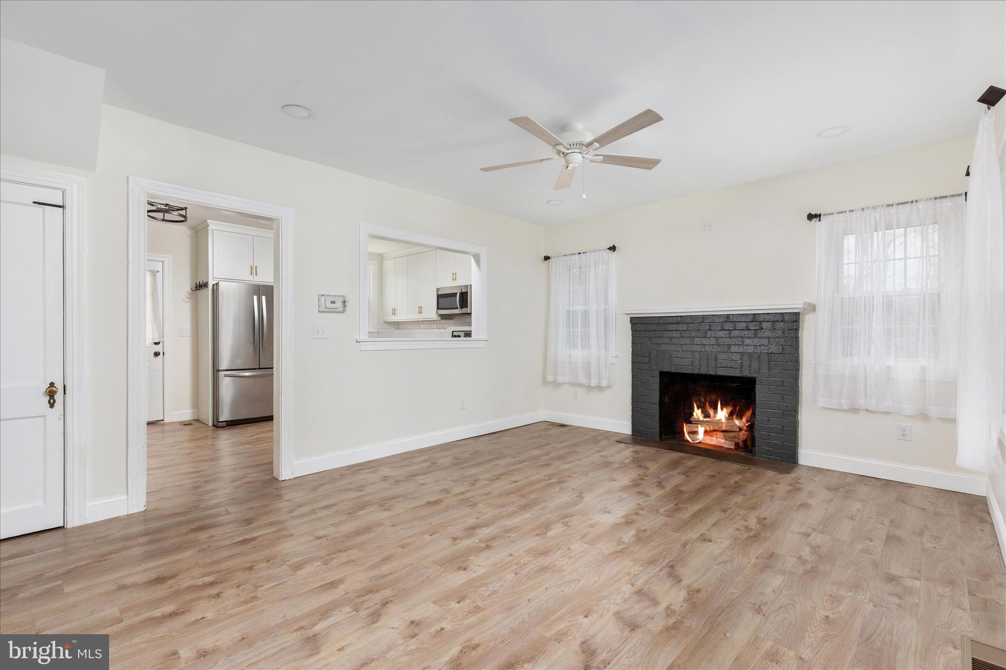 5655 Strasburg Road Strasburg, VA 22657 - Photo 19 of 85 a view of an empty room with fire place and a fireplace