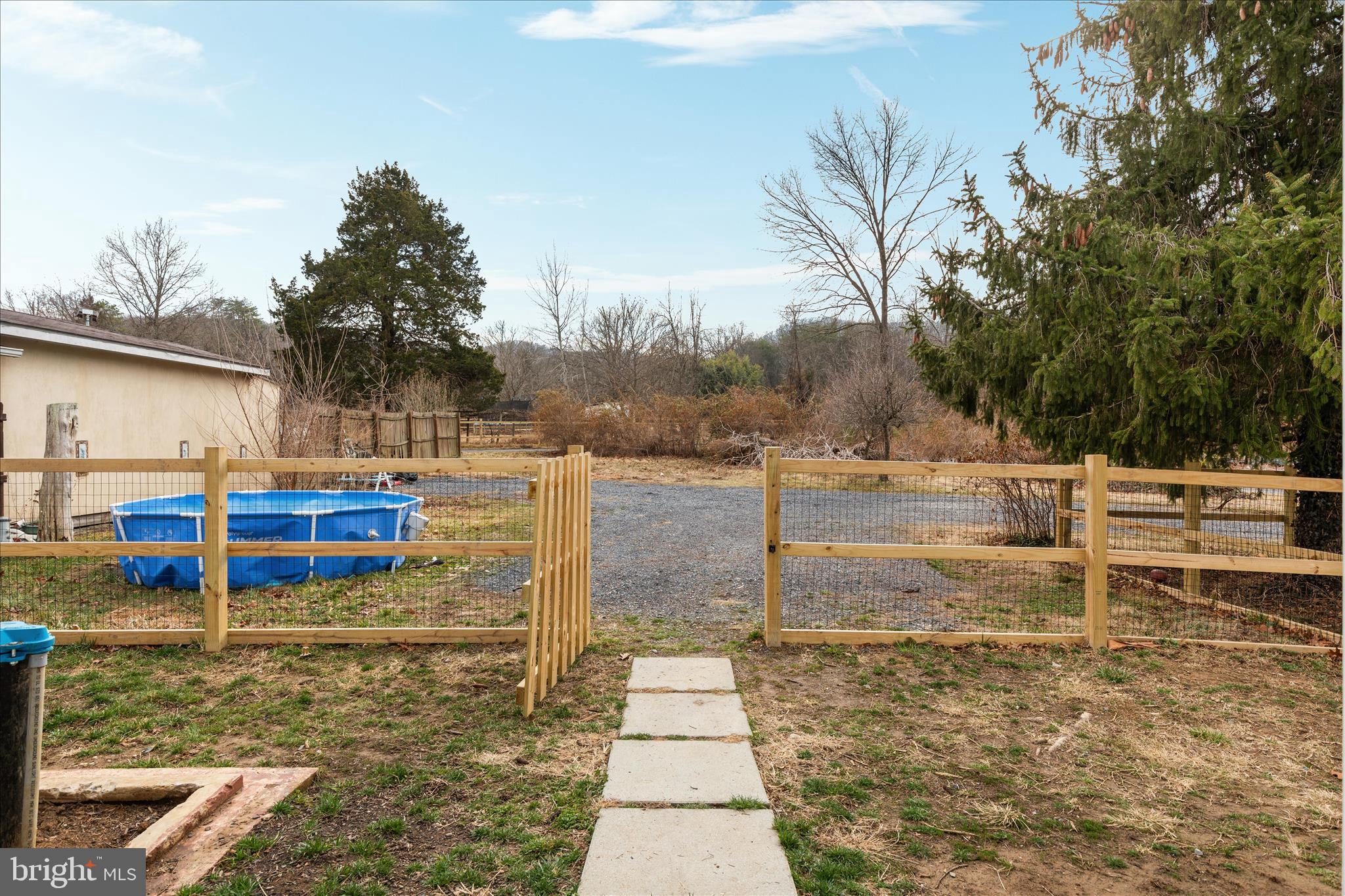 5655 Strasburg Road Strasburg, VA 22657 - Photo 45 of 85 a view of a yard with wooden fence