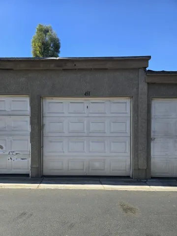 a view of a house with a garage