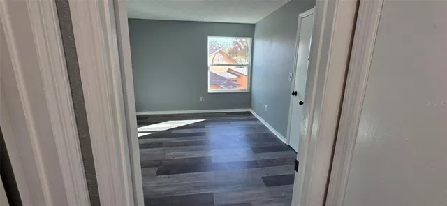 a view of an entryway door