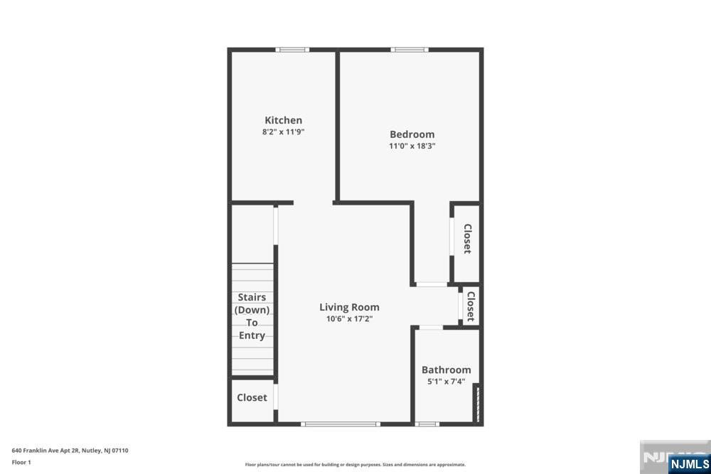 640 Franklin Avenue, Unit 2R Nutley, NJ 07110 - Photo 11 of 11 a picture of a bench in a white wall