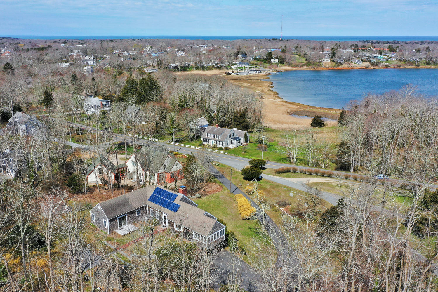 67 Tonset Road Orleans, MA 02653 - Photo 3 of 22 Tonset Aerial to Cove