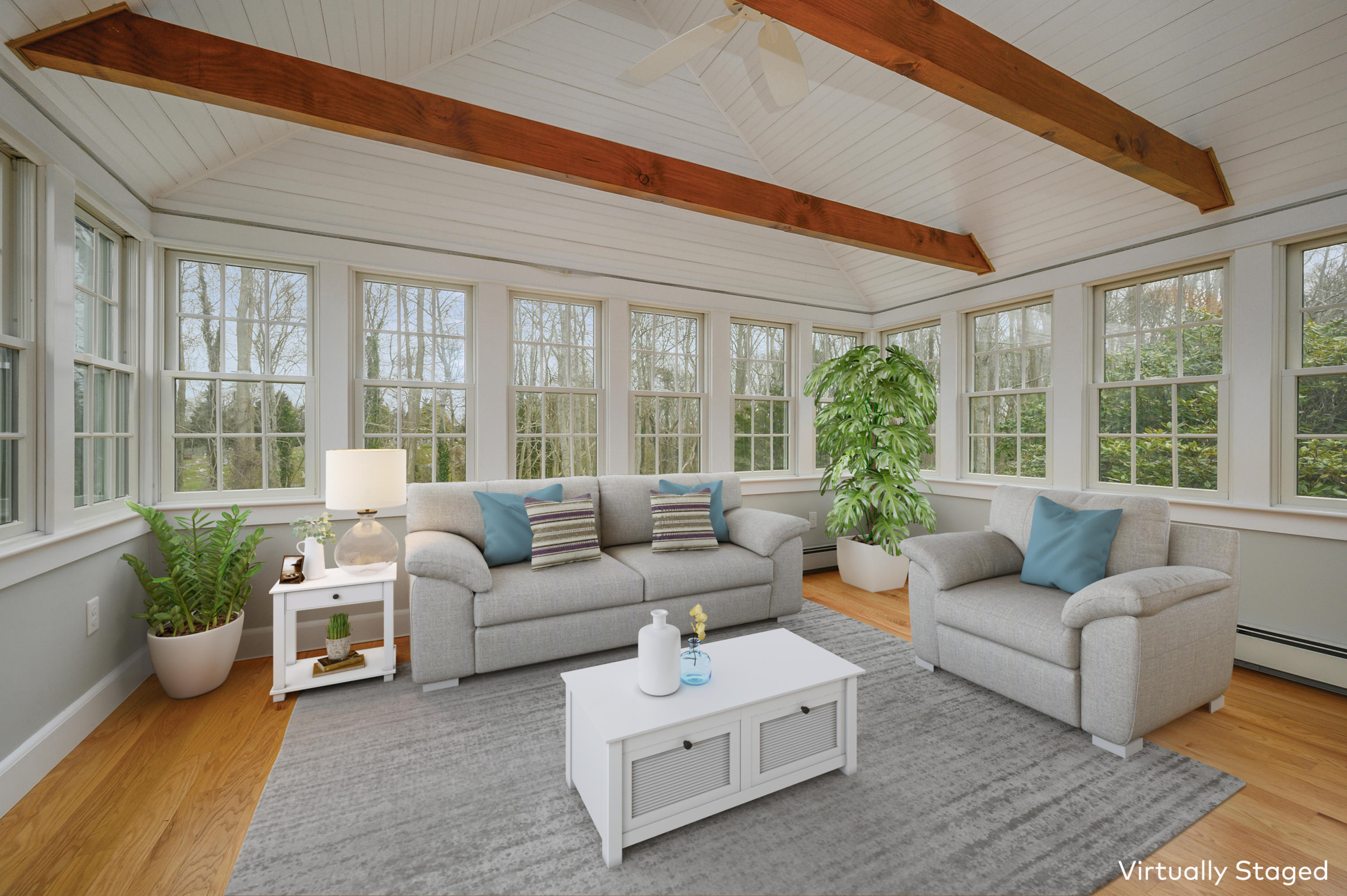 67 Tonset Road Orleans, MA 02653 - Photo 9 of 22 Virtually Staged Sunroom