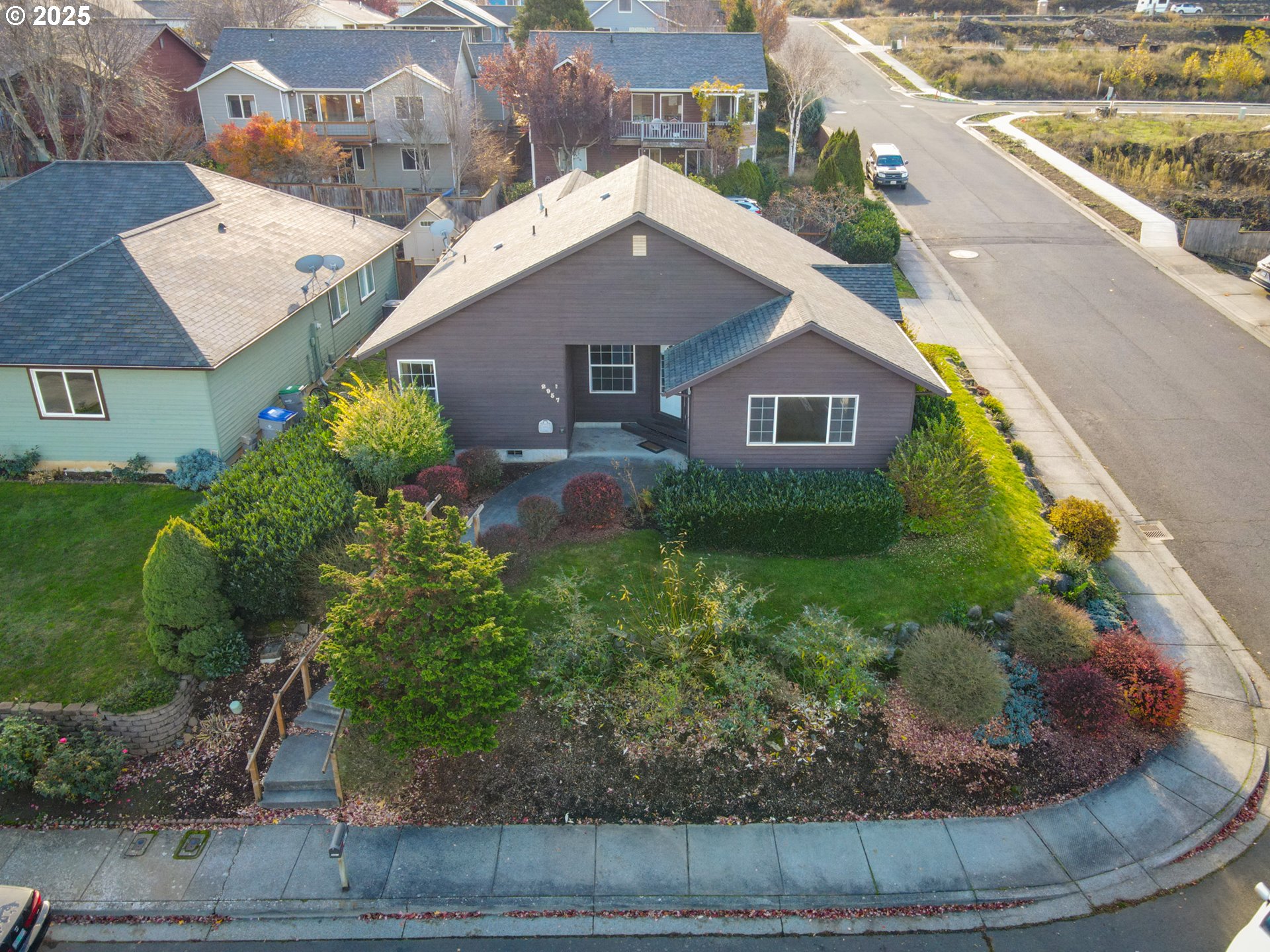 2957 Eugene Street Hood River, OR 97031 - Photo 9 of 42 a aerial view of a house