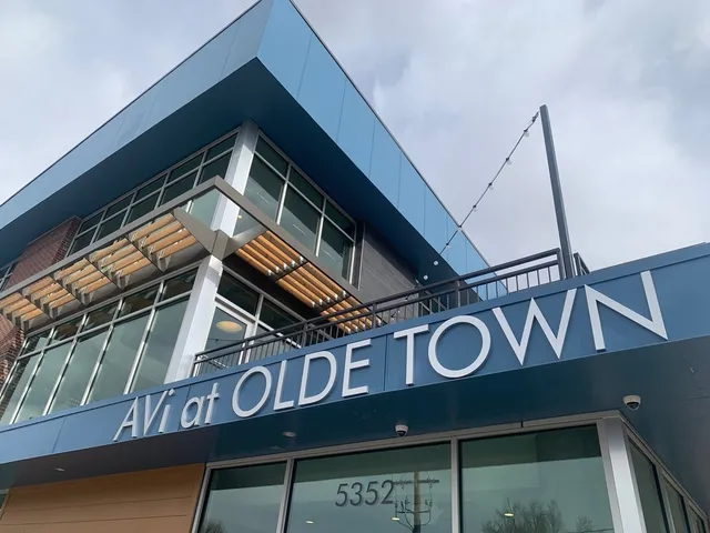 a view of a street sign