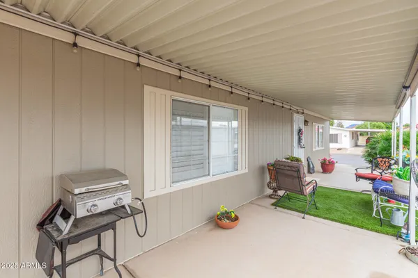 a outdoor space with a patio
